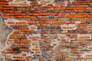 Texture of the brick walls                               