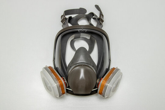 Full face mask respirator for personal respiratory protection.
