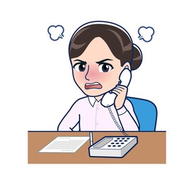 Housewife who came in a pink Y-shirt