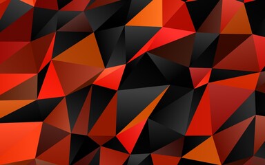 Light Orange vector low poly layout.