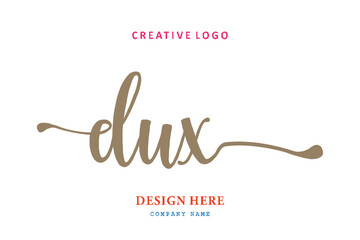 logo composition of the letter DUX is simple, easy to understand and authoritative