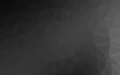 Obraz premium Dark Silver, Gray vector abstract mosaic background.