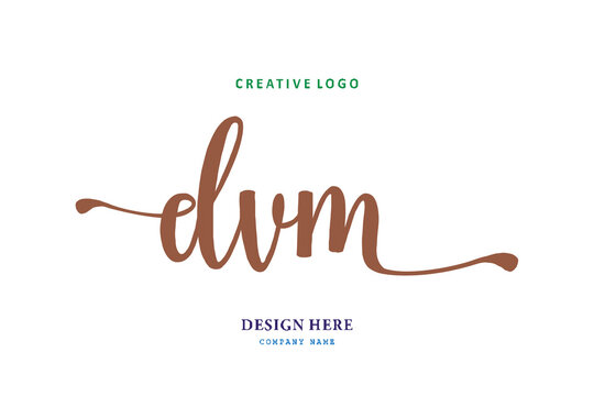 logo composition of the letter DVM is simple, easy to understand and authoritative