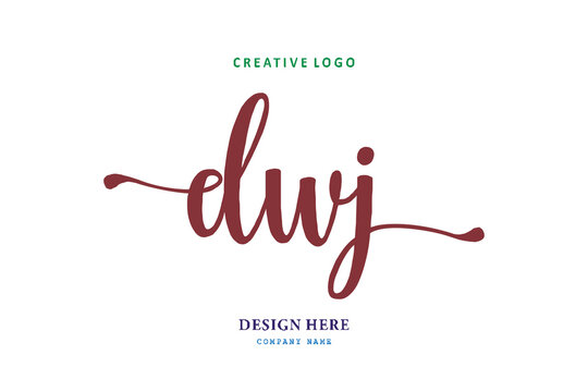 logo composition of the letter DWJ is simple, easy to understand and authoritative