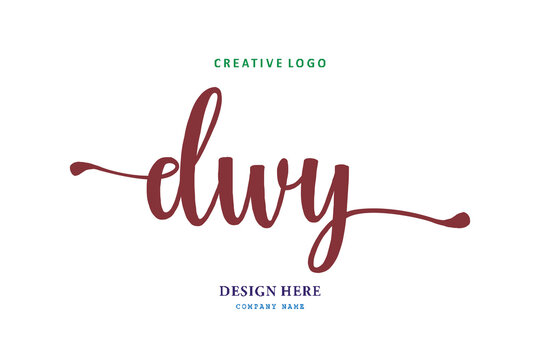 logo composition of the letter DWY is simple, easy to understand and authoritative