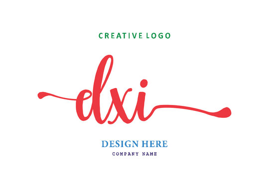 logo composition of the letter DXI is simple, easy to understand and authoritative