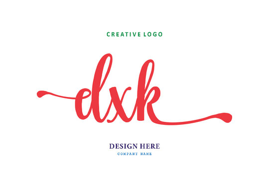 logo composition of the letter DXK is simple, easy to understand and authoritative