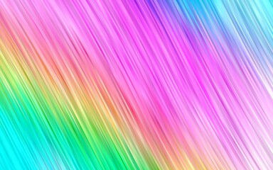 Light Multicolor, Rainbow vector pattern with curved circles.