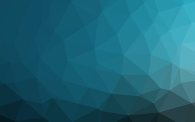 Obraz premium Light BLUE vector low poly cover.