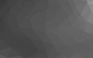 Fototapeta premium Light Silver, Gray vector low poly layout.