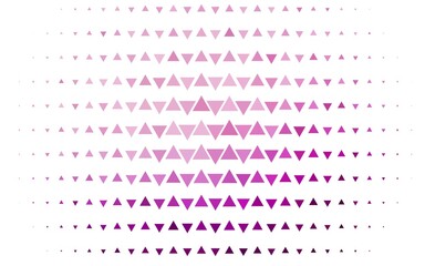 Light Purple vector pattern in polygonal style.