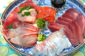 刺身の盛り合わせ