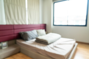 Fototapeta na wymiar abstract blur bedroom for background