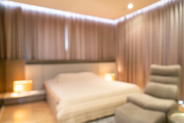 Fototapeta na wymiar abstract blur bedroom for background
