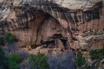 Square Tower House, cliff dwellings at Mesa Verde National Park
