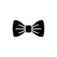 bow icon vector symbol template