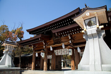 Obraz premium 湊川神社 表門