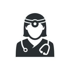 Female dentist icon