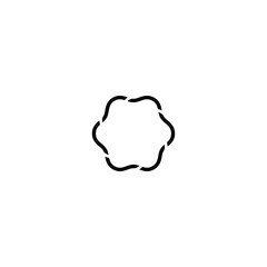 logo with circular rope pattern