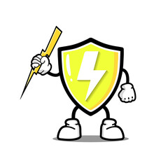 shield mascot design