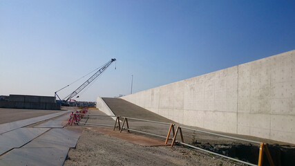 防潮防潮堤工事