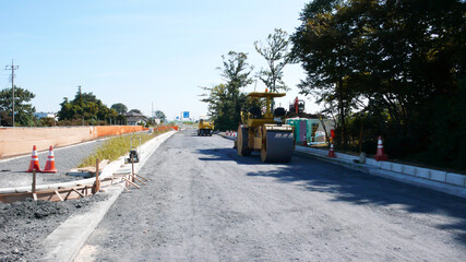 高速道路　敷設工事