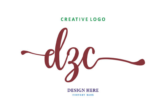 logo composition of the letter DZC is simple, easy to understand and authoritativePrint