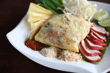 Local Thai food padthai fried noodle