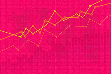 Abstract infographics visualization