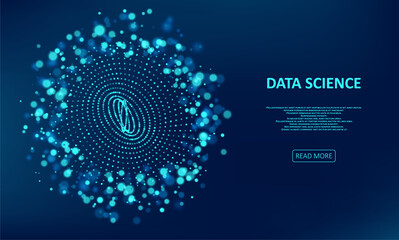 Abstract data transmission visualization