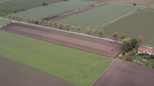 Farming in Germany in late autumn.