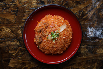 Kimchi fried rice korean food