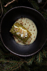 Cod on mousse