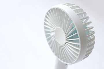 Portable Mini Fan isolated on white background