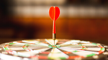 Dart is an opportunity and Dartboard is the target and goal.