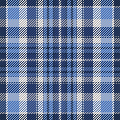 Plaid pattern seamless. Check fabric texture. Stripe square background. Vector textile design.