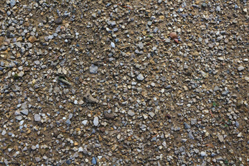 texture terre gravier cailloux de couleur marron et gris
