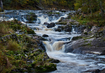Obraz premium River in autumn time