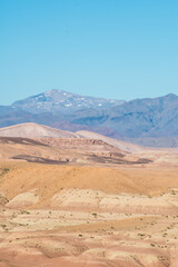 Dry landscape in Morocco