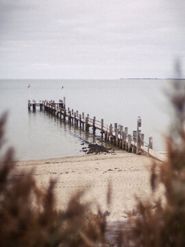 Steg ins Meer auf Amrum