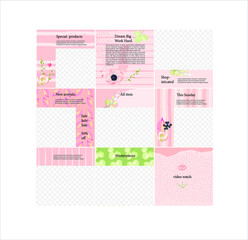 Design backgrounds for social media.