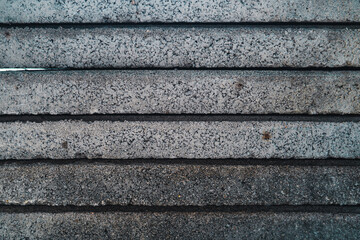 Cement board surfaces are stacked together.Cement surfaces stacked