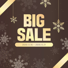 Naklejka premium Happy Christmas Shopping Banner Collection