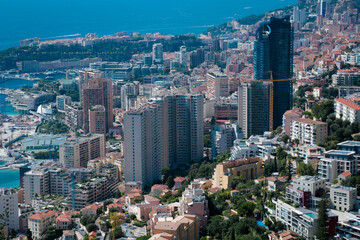 Monaco-Montecarlo, wonderful city of the cote-d‚ÄôAzur with its marine and architectures,...