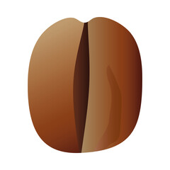 coffee grain seed isolated icon