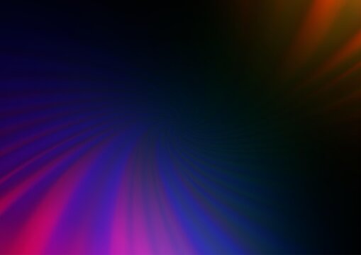 Dark Multicolor, Rainbow vector blurred and colored background. © Dmitry