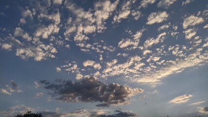 clouds in the sky