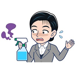 Middle-aged woman in a gray suit