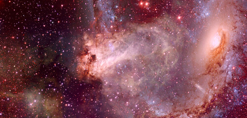 Galaxy stars. Elements of this image furnished by NASA