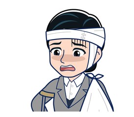 Middle-aged woman in a gray suit